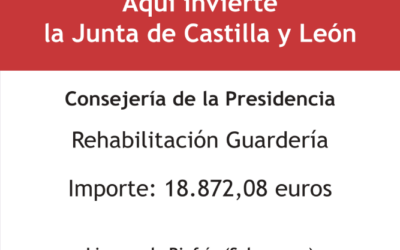 Subvención JCYL: Rehabilitación de la guardería